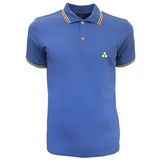 PeUTEREY polo con contrasti fluo Blu