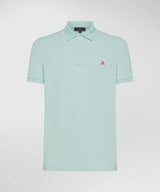 PeUTEREY polo in nyloin stretch Azzurro