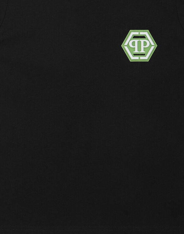 t-shirt con logo iconico SAECBTK1334 PJY002N 0205 PHILIPP PLEIN 