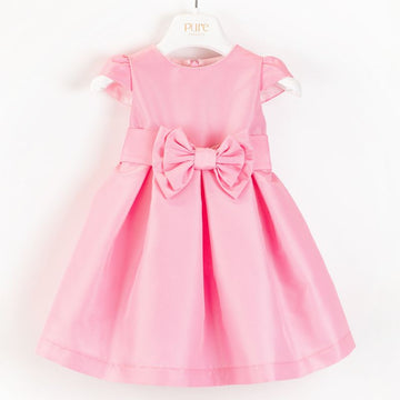 Abito con fiocco PC03223 FUCSIA PINK PURE FIRENZE 