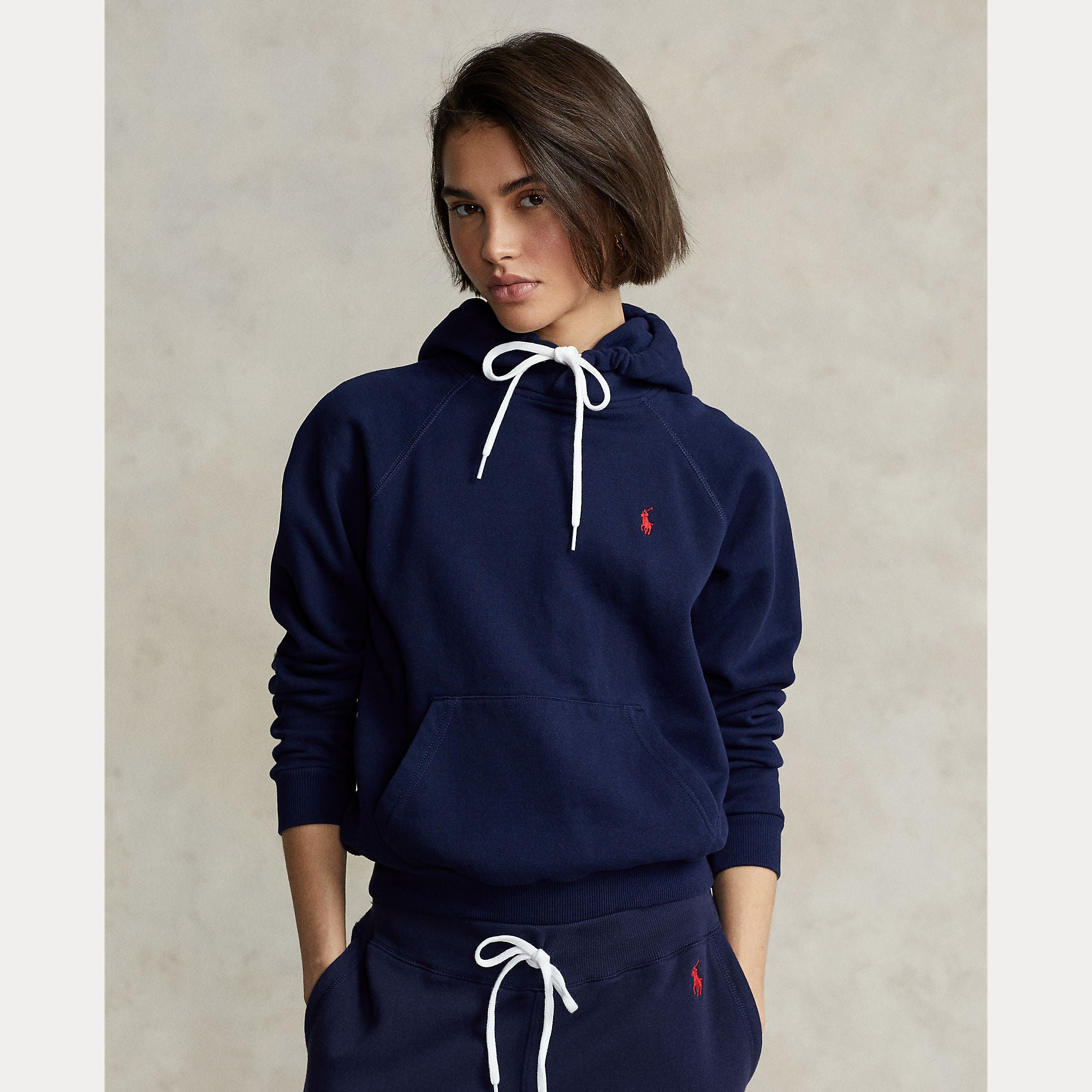 felpa con cappuccio e cavallino 211-794394 004 RALPH LAUREN POLO 