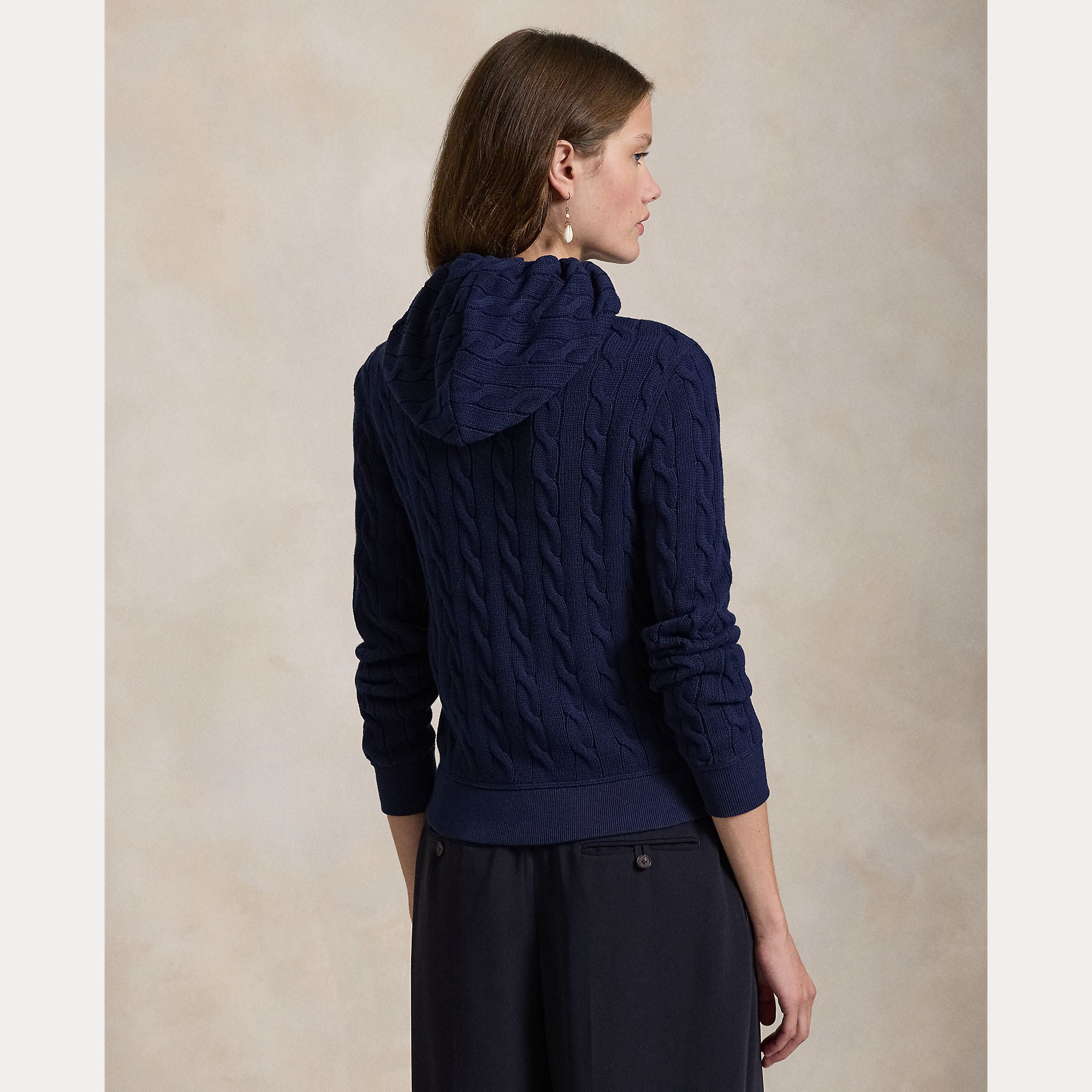 felpa in maglia con zip 211-959124 001 RALPH LAUREN POLO 