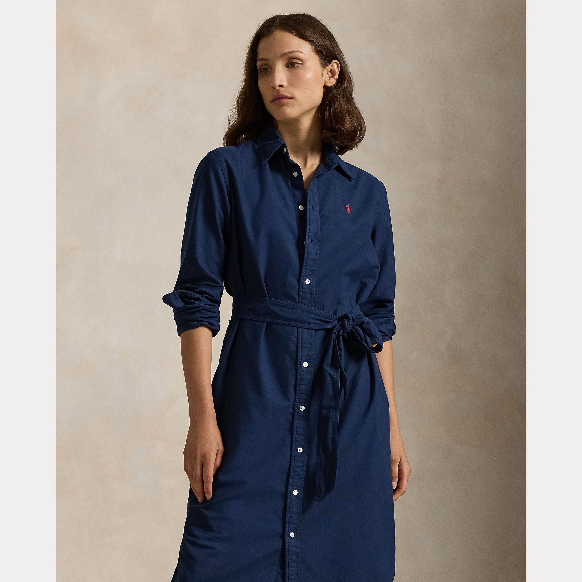 abito con cinta e logo 211-963031 001 RALPH LAUREN POLO 