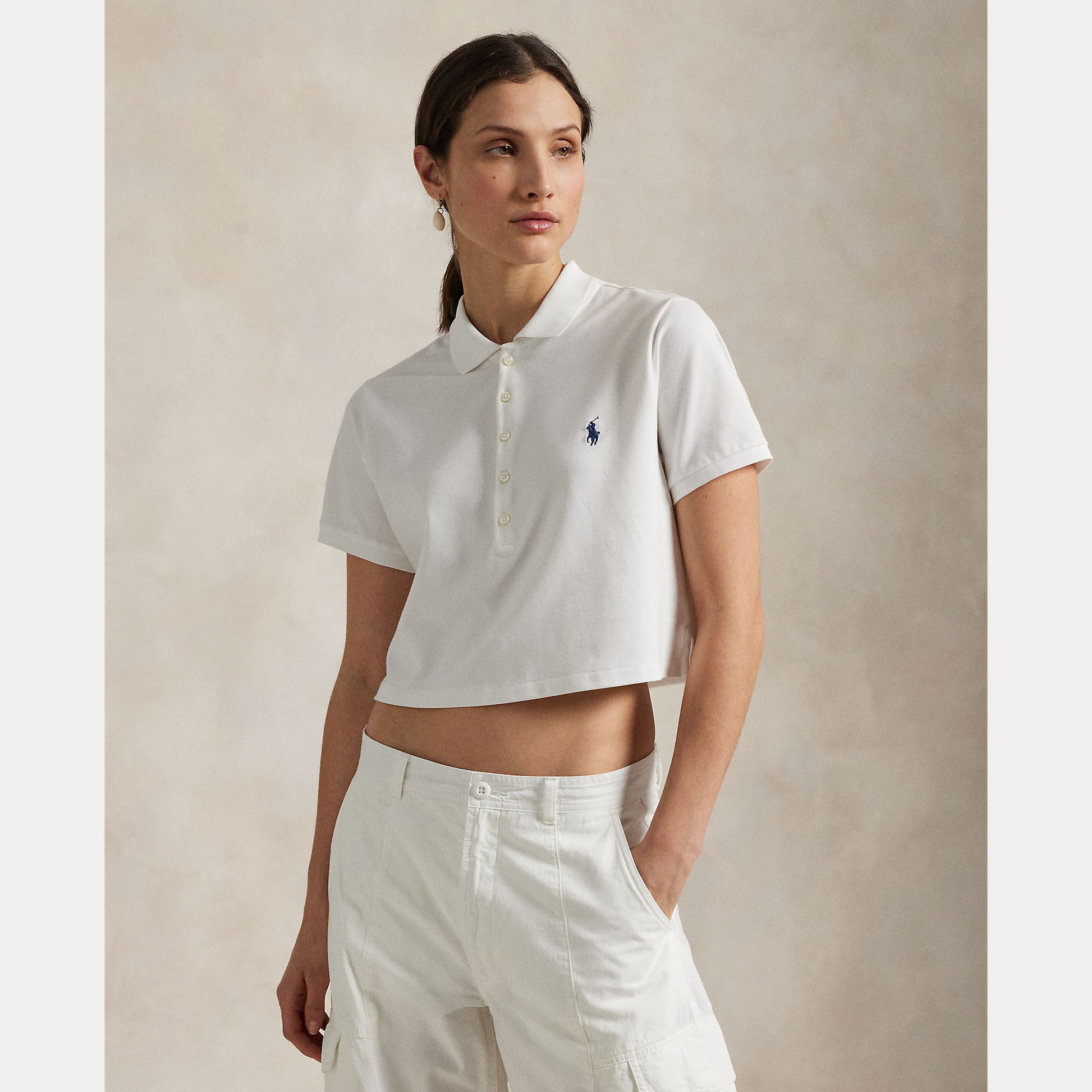 polo cropped cavallino 211-965104 001 RALPH LAUREN POLO 