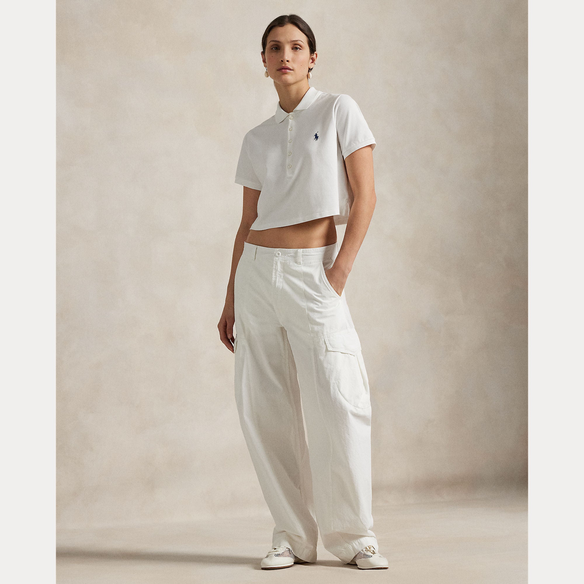 polo cropped cavallino 211-965104 001 RALPH LAUREN POLO 