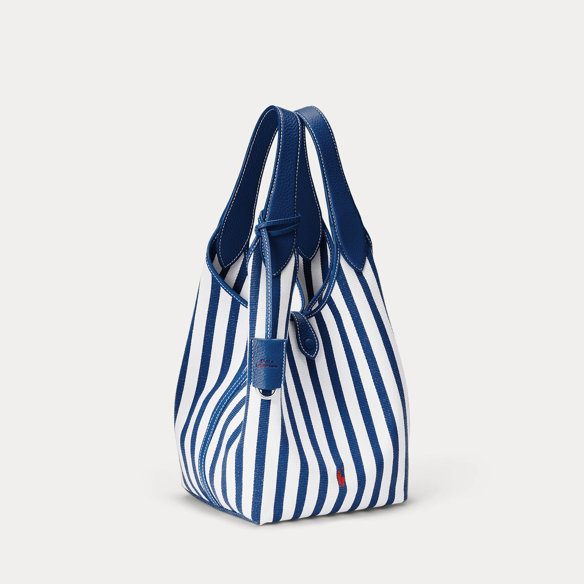 borsa in tela a righe 428-963527 002 RALPH LAUREN POLO 