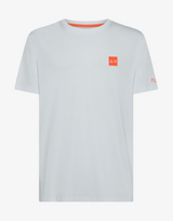 SUN68 t-shirt logo fluo Bianco