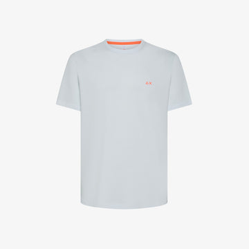 t-shirt con logo in contrasto T35123 BIANCO SUN68 