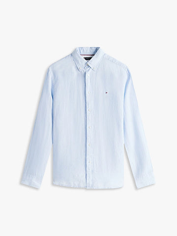 camicia in puro lino MW0MW34602 C1O TOMMY HILFIGER 