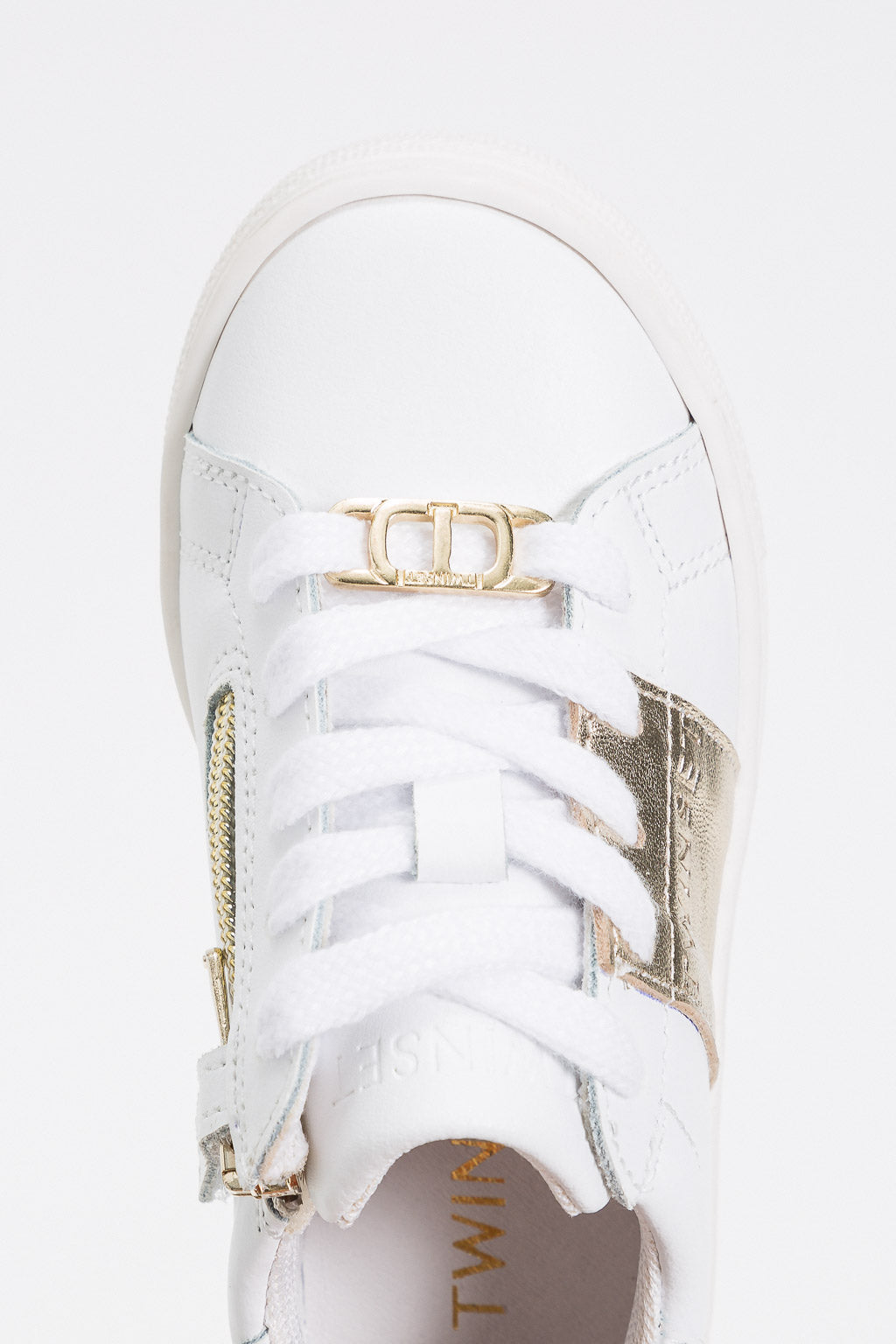 sneakers con inserto oro 251GCB010 12173 TWINSET GIRL 
