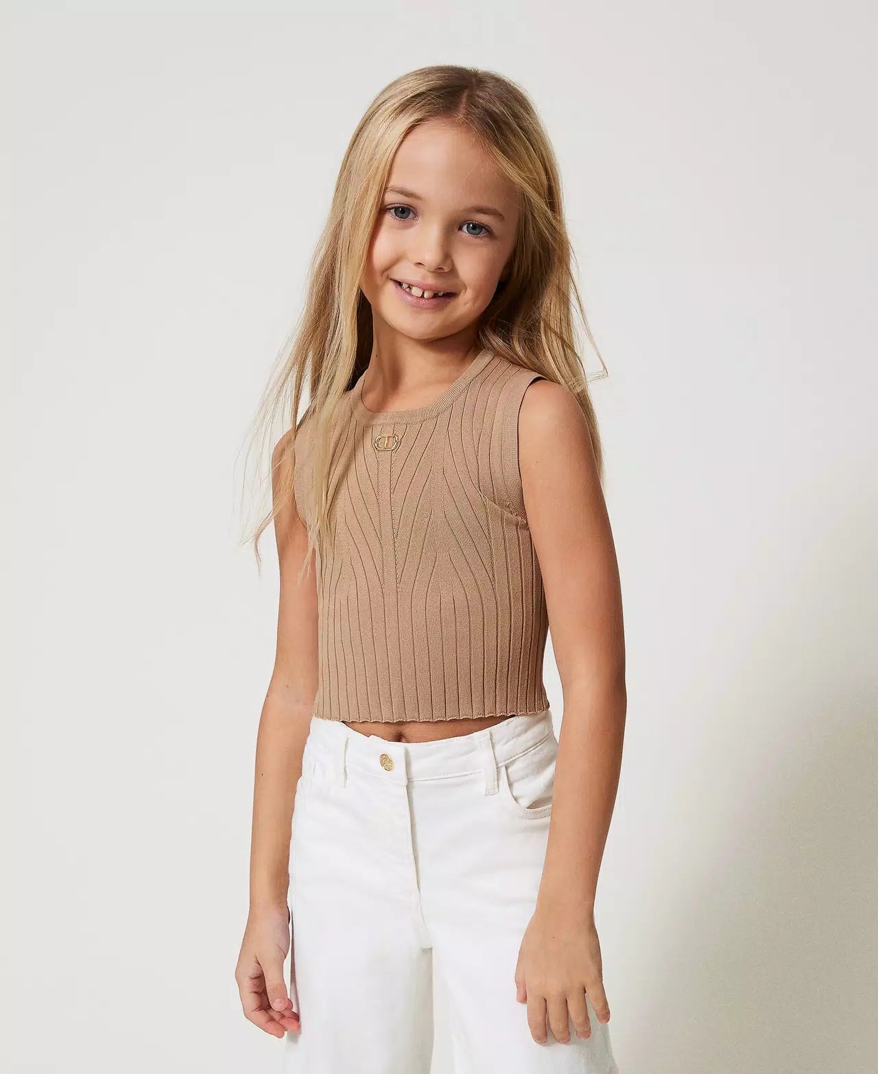 top in maglia 251GJ3404 00310 TWINSET GIRL 