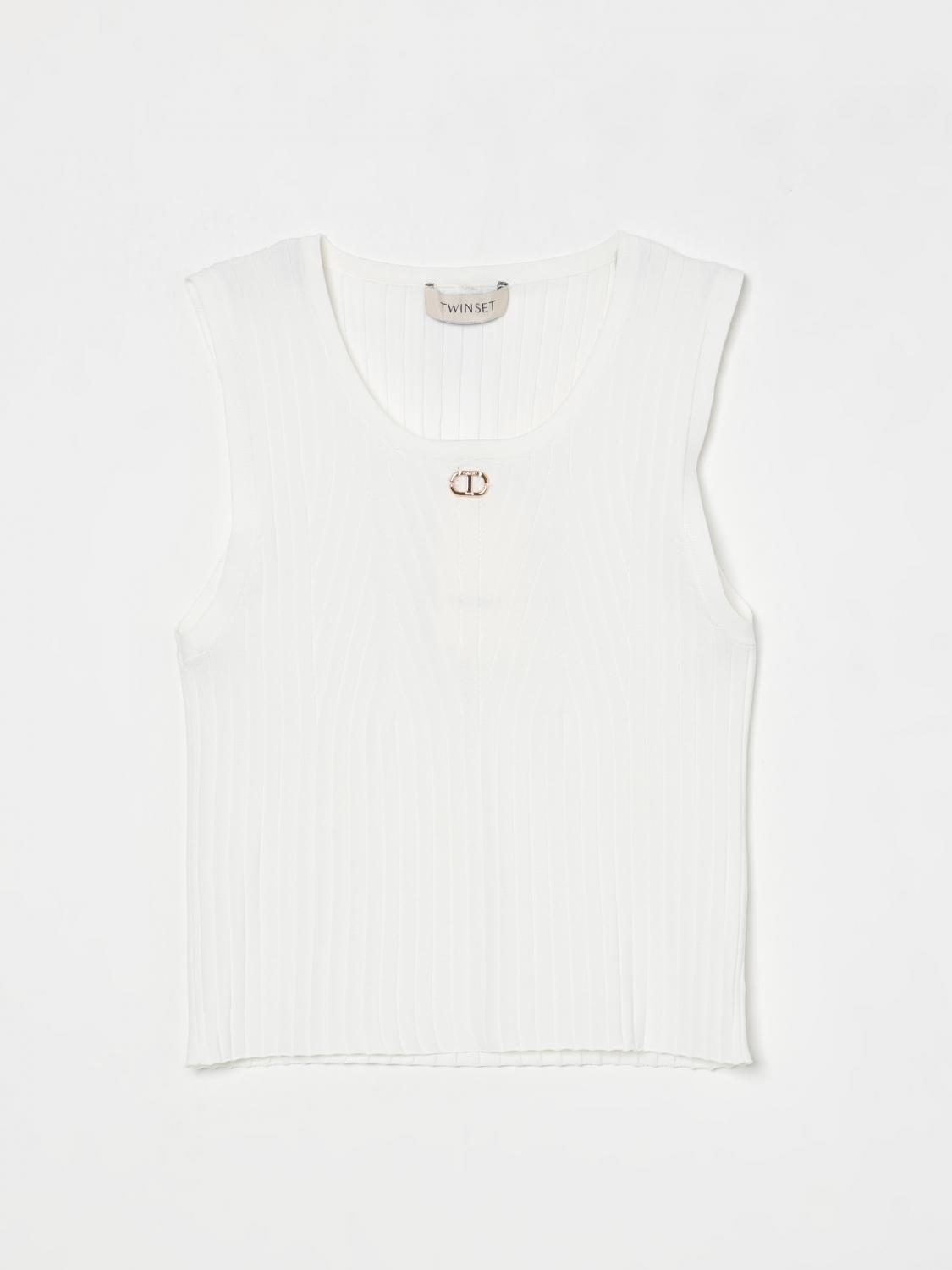 top in maglia 251GJ3404 00808 TWINSET GIRL 