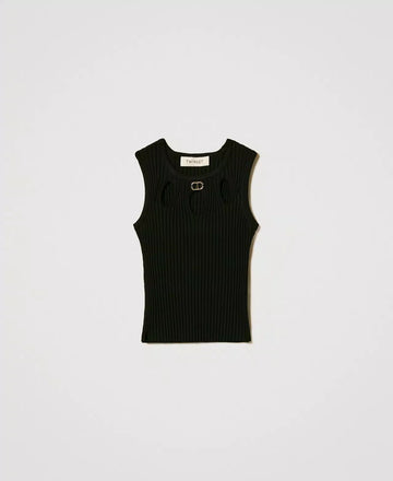 top a costine cut out 251GJ3413 00006 TWINSET GIRL 