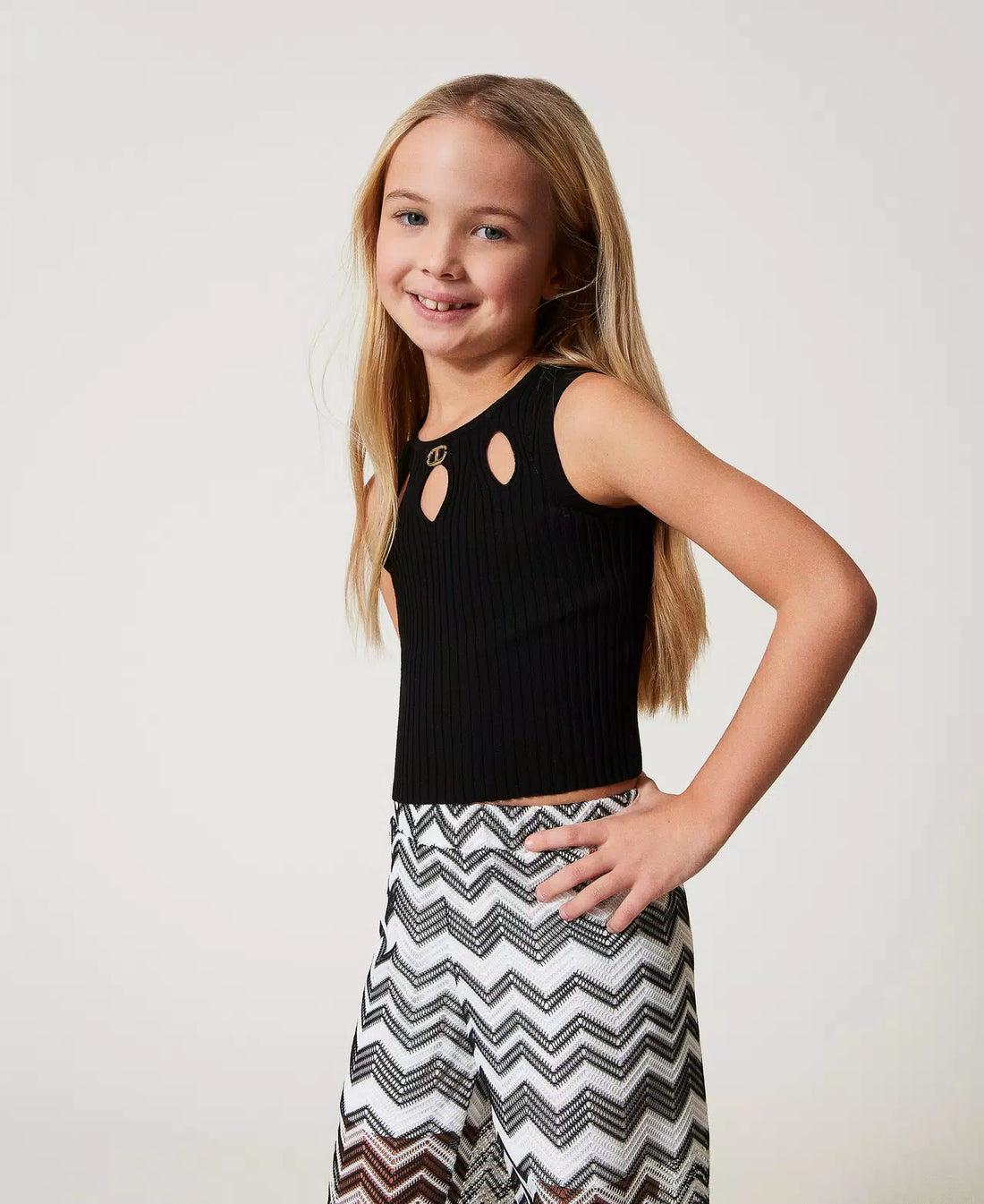top a costine cut out 251GJ3413 00006 TWINSET GIRL 