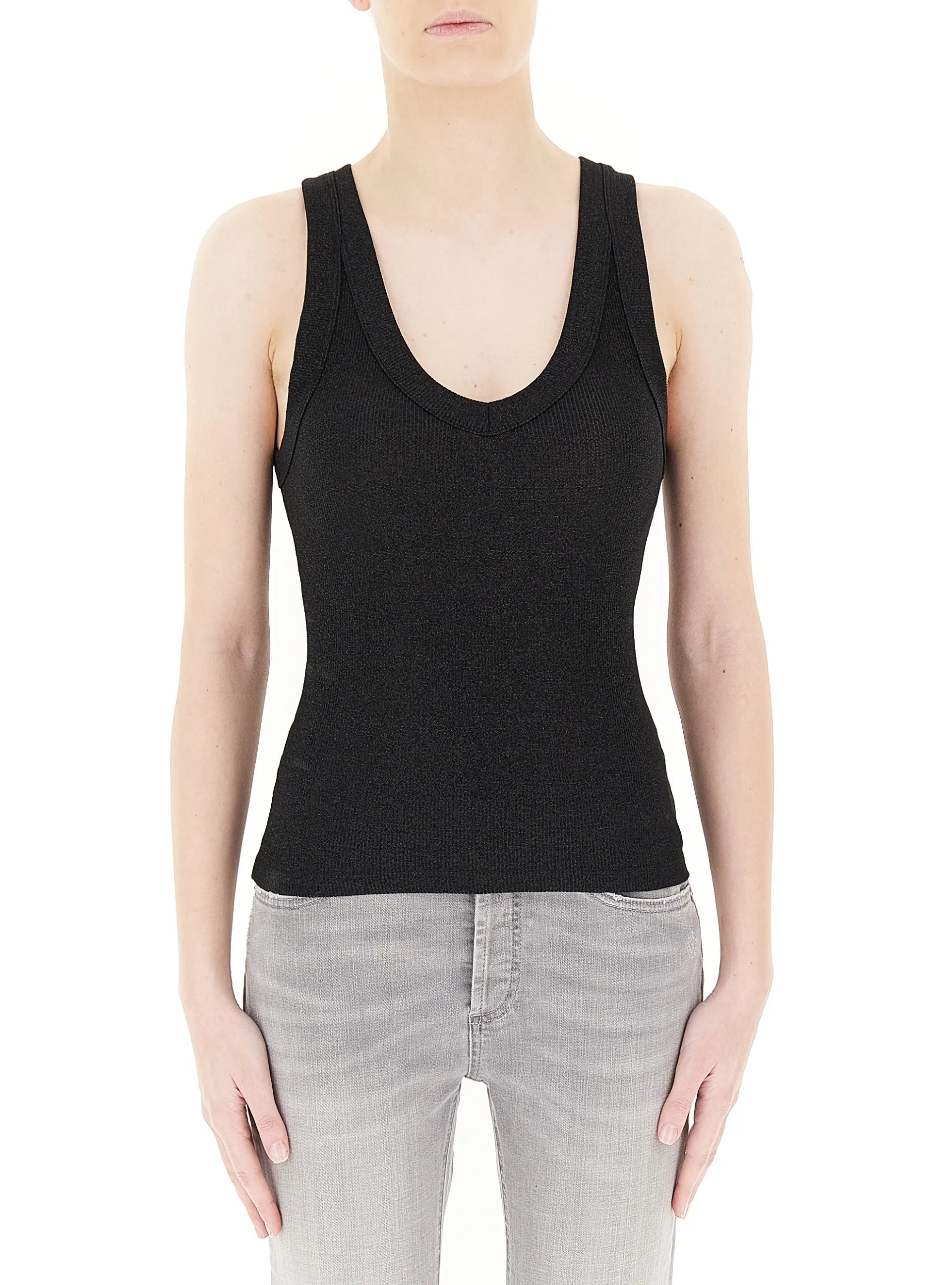 top a costine UD0086 NERO VICOLO 