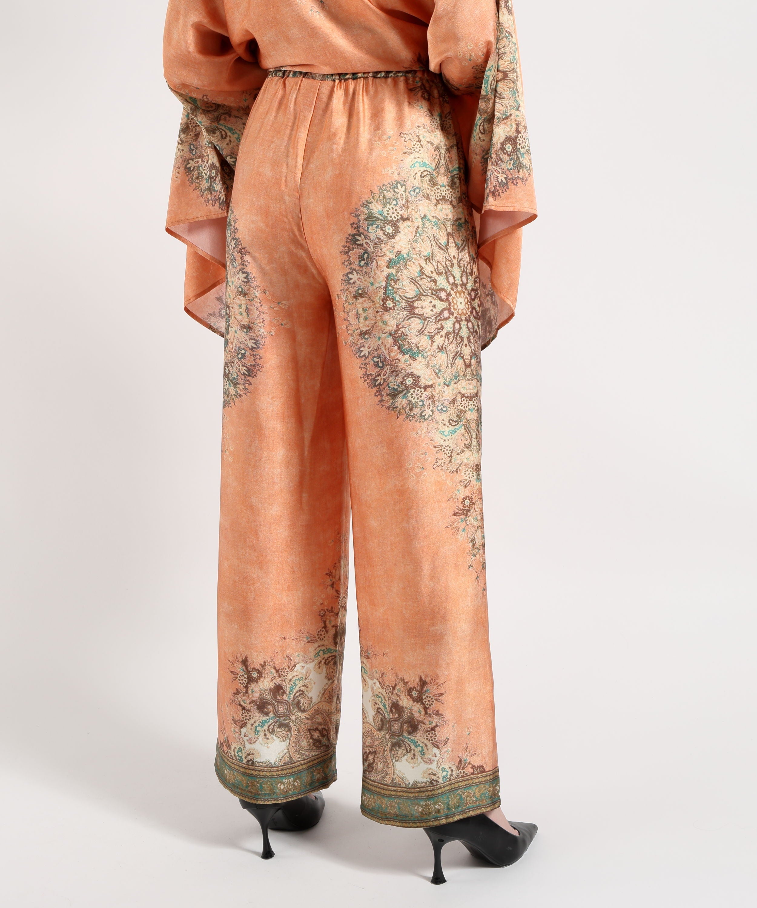 pantalone a fantasia A26SSPA29 U.V AMOSA 