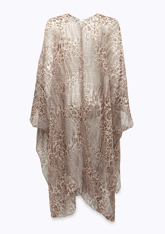 maxi poncho plisse NA6013T4289 P9371 Blugirl 