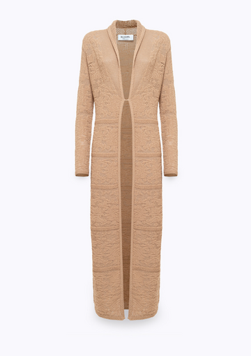 maxi cardigan con laccio RA6082MA09S 61212 Blugirl 