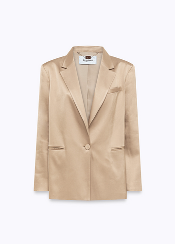 giacca over in raso RA6156T448A 61212 Blugirl 