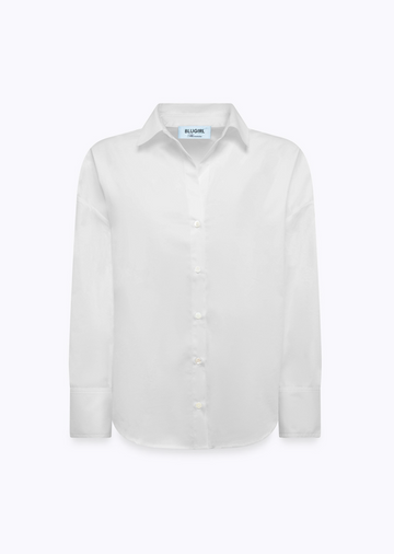 camicia in popeline con pizzo RA6162T544A 11111 Blugirl 