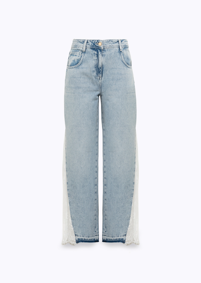 jeans con pizzo RA6181D5009 77488 Blugirl 