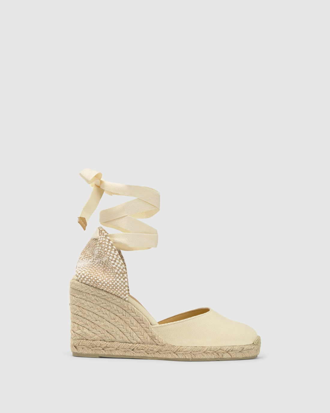 espadrillas carina in cotone 020962-001 IVORY CASTANER 