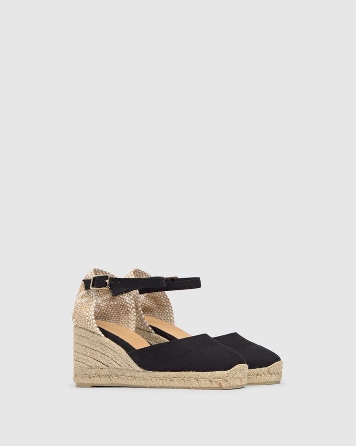 espadrillas carol in cotone 020977-001 NEGRO CASTANER 