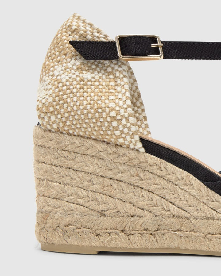 espadrillas carol in cotone 020977-001 NEGRO CASTANER 