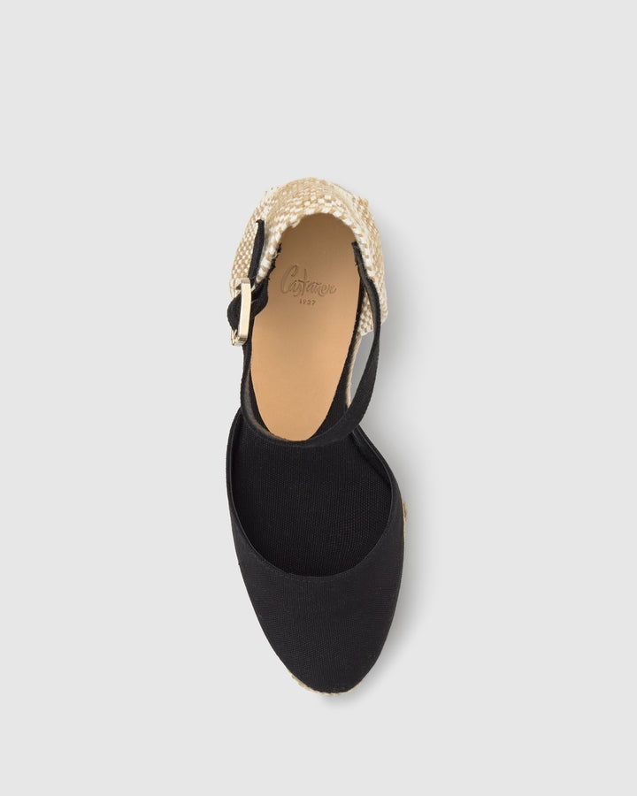 espadrillas carol in cotone 020977-001 NEGRO CASTANER 