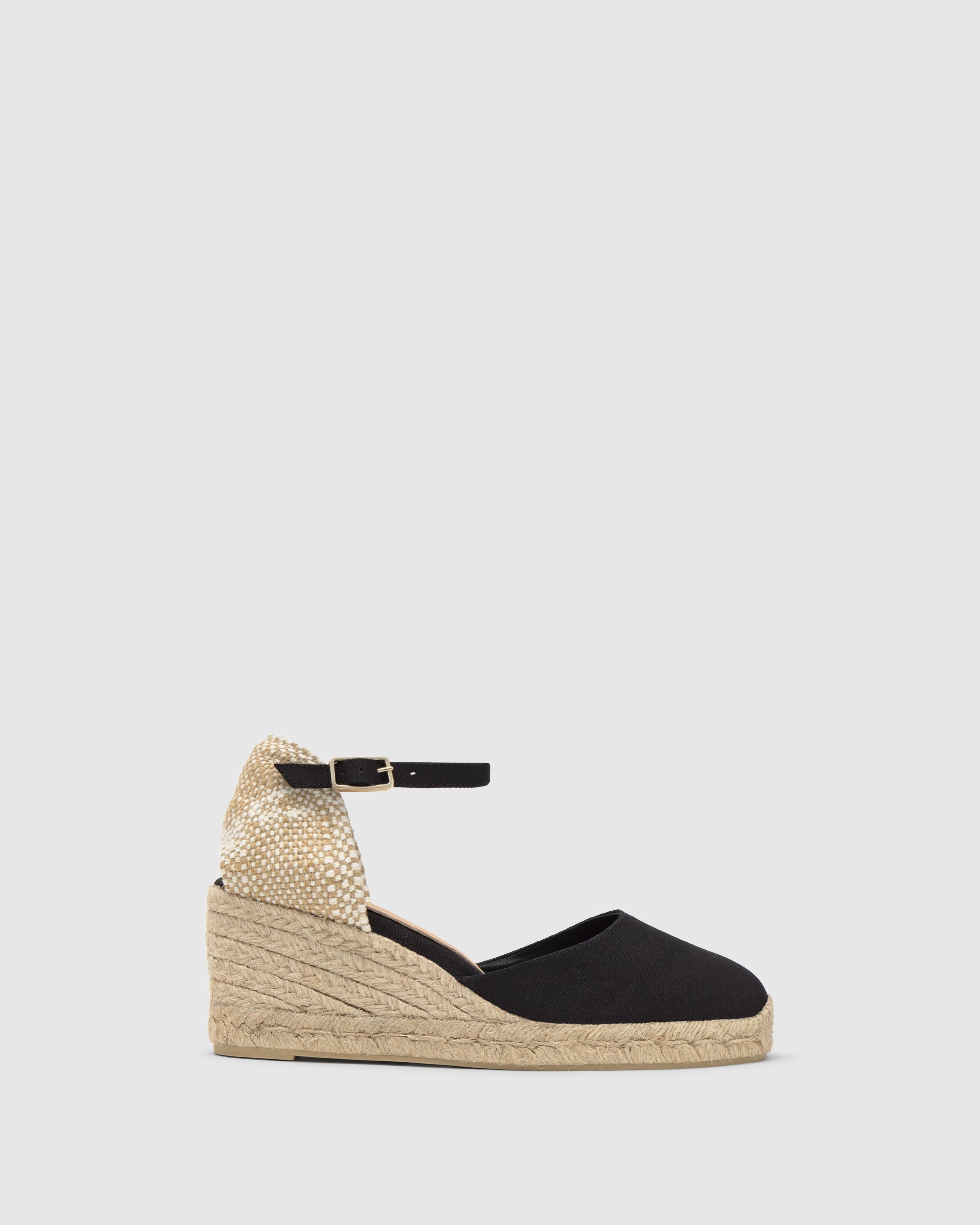 espadrillas carol in cotone 020977-001 NEGRO CASTANER 