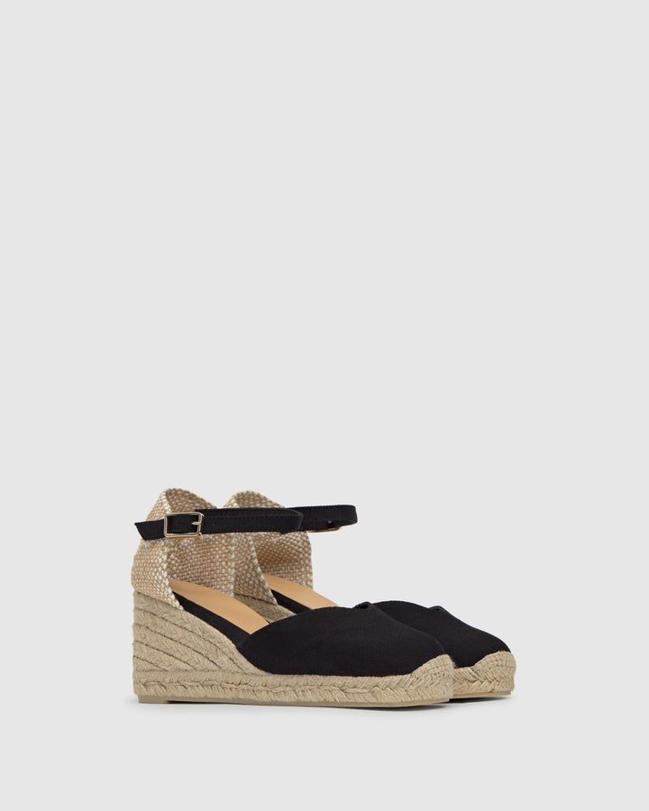 espadrillas chiarita con cinturino 020985-001 NEGRO CASTANER 