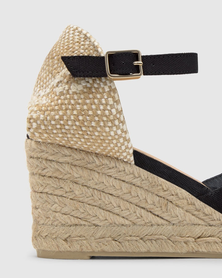 espadrillas chiarita con cinturino 020985-001 NEGRO CASTANER 