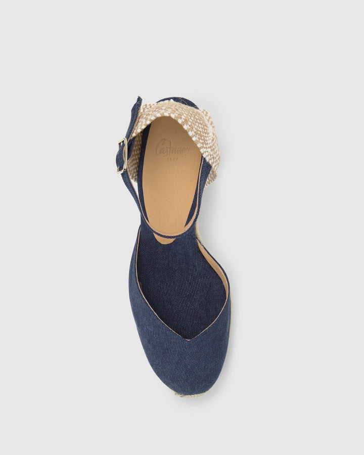 espadrillas chiarita 021661-002 AZUL OXFORD CASTANER 