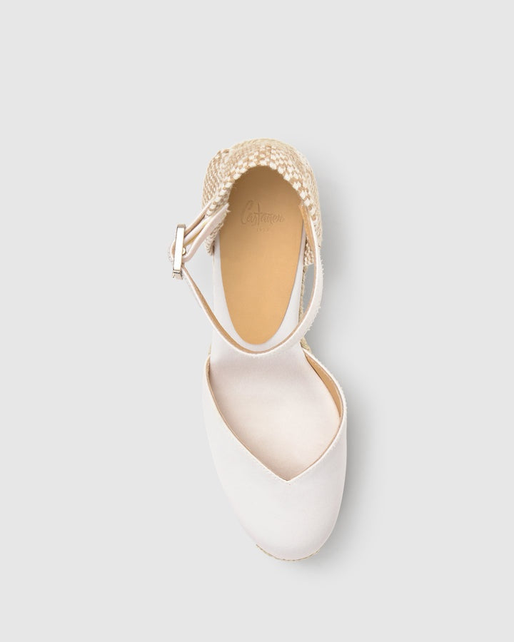 espadrillas chiarita in raso 021729-006 CRUDO CASTANER 