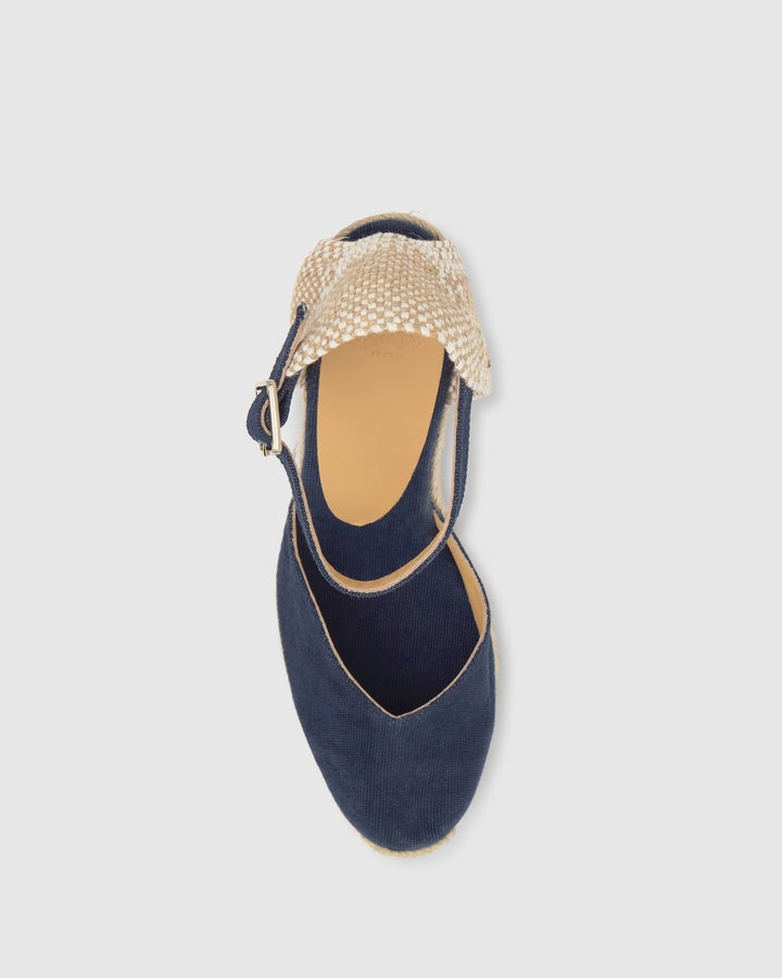 espadrillas chiarita 022206-002 AZUL OXFORD CASTANER 