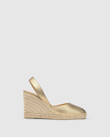 espadrillas slingback carissa 023428 3000 ORO CASTANER 