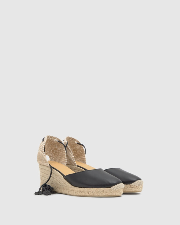 espadrillas carina in nappa 026078-280 NEGRO CASTANER 
