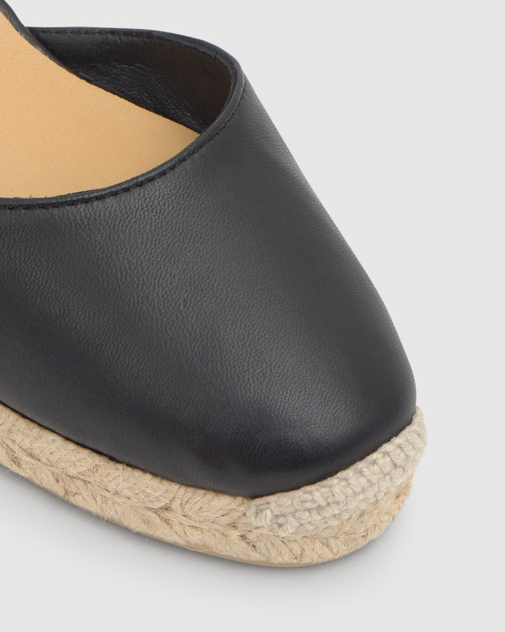 espadrillas carina in nappa 026078-280 NEGRO CASTANER 