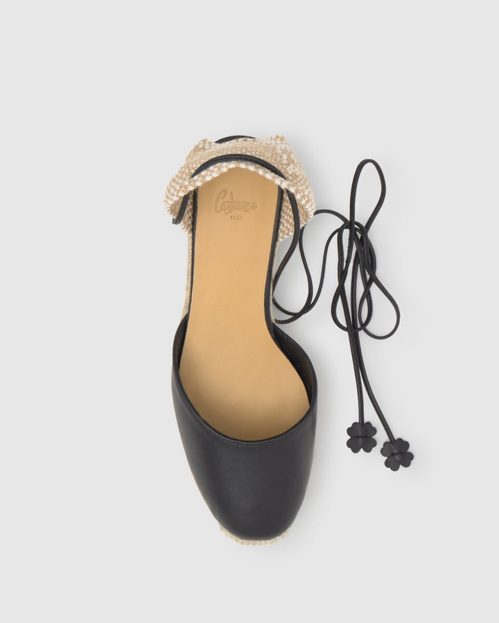 espadrillas carina in nappa 026078-280 NEGRO CASTANER 
