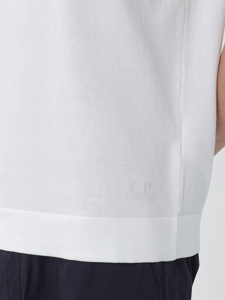 polo cotton sleeve 20CMKN104A 006323O 103 CP COMPANY 