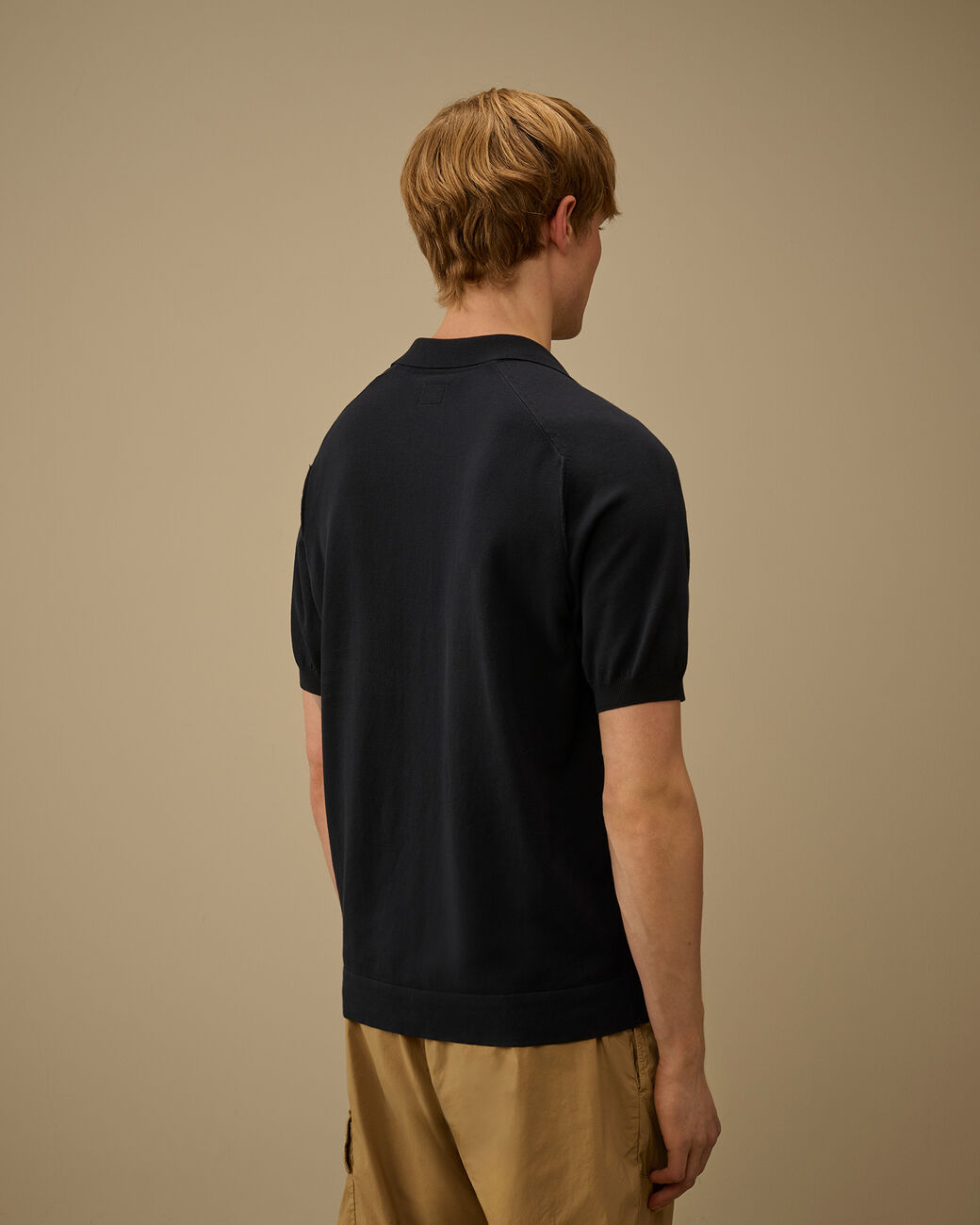 polo cotton sleeve 20CMKN104A 006323O 888 CP COMPANY 