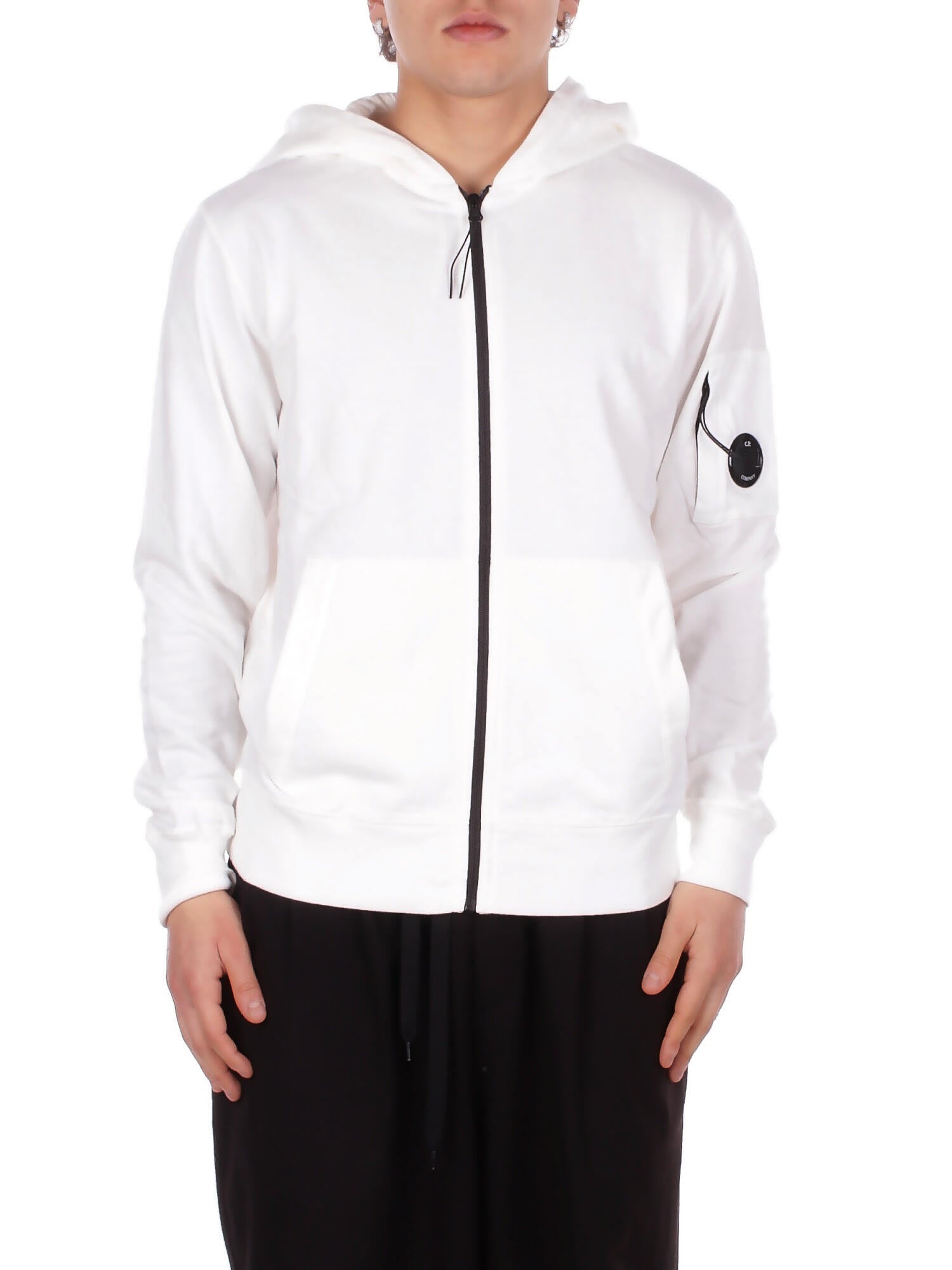 felpa fleece zip 20CMSS081A 002246G 103 CP COMPANY 