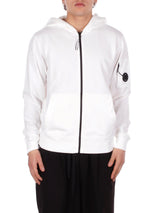 CP COMPANY felpa fleece zip Panna