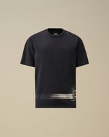 CP COMPANY t-shirt bottom logo Blu