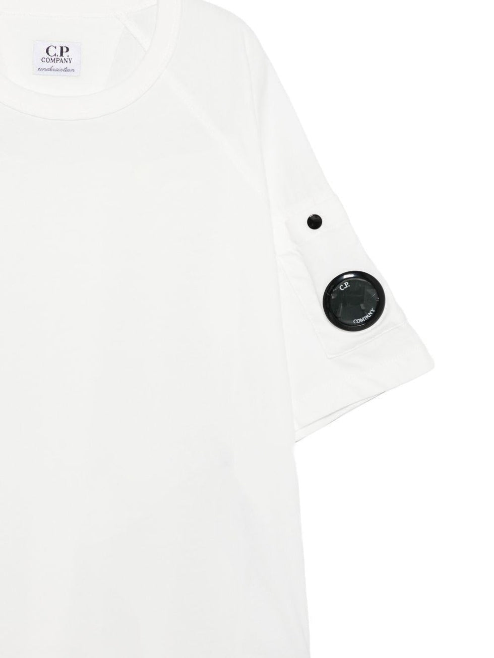 t-shirt con logo lente iconica CMM00RLAA17 10135 CP COMPANY KIDS 