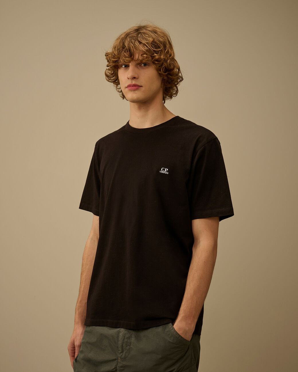 t-shirt logo posteriore RCCMTS725A 005100W 999 CP COMPANY 