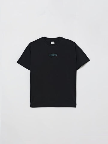 t-shirt con maxi logo schiena CSM002LAA17 41150 CP COMPANY KIDS 