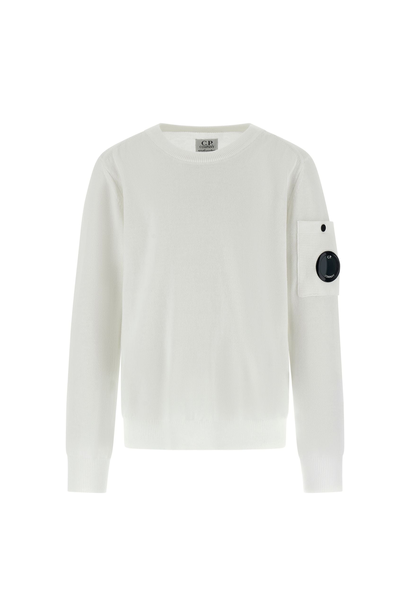 maglioncino con lente iconica CUW000LHE83 10135 CP COMPANY KIDS 