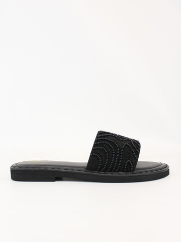 sandalo mina con perline MINA BLACK DE SIENA 