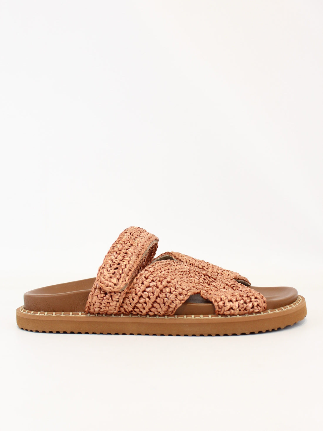sandalo zoey in raffia intrecciata ZOEY PALO SANTO DE SIENA 